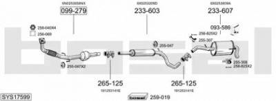 BOSAL sys17599 -