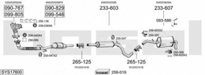 BOSAL sys17600 -