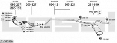 BOSAL sys17628 -  
