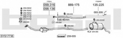 BOSAL sys17736 -
