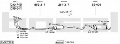 BOSAL sys17762 -