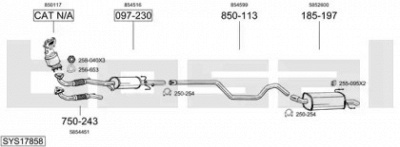 BOSAL sys17858 -
