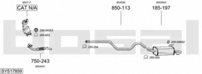 BOSAL sys17859 -
