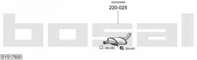 BOSAL sys17920 -  