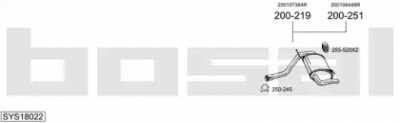BOSAL sys18022 -  