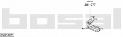 BOSAL sys18026 -  