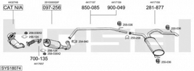 BOSAL sys18074 -
