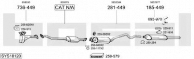BOSAL sys18120 -