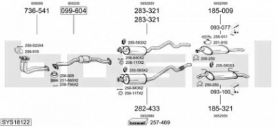 BOSAL sys18122 -  