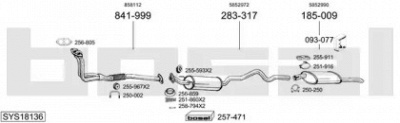 BOSAL sys18136 -  