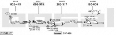 BOSAL sys18137 -  