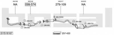 BOSAL sys18167 -