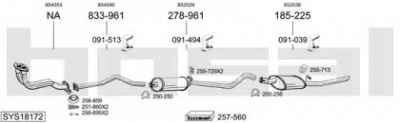 BOSAL sys18172 -