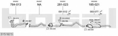 BOSAL sys18215 -  