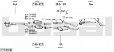BOSAL sys18244 -