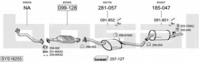 BOSAL sys18255 -