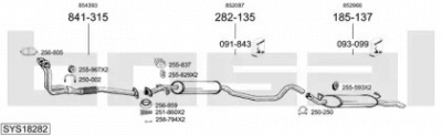 BOSAL sys18282 -