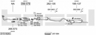 BOSAL sys18283 -