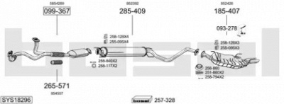 BOSAL sys18296 -  