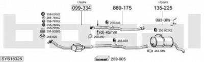 BOSAL sys18326 -