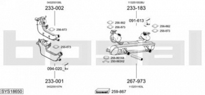 BOSAL sys18650 -