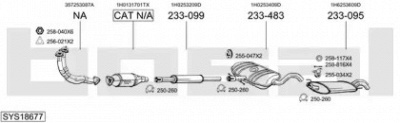 BOSAL sys18677 -  Система выпуска ОГ