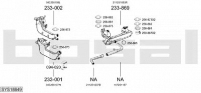 BOSAL sys18849 -