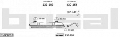 BOSAL sys18850 -