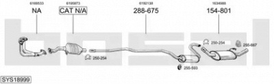 BOSAL sys18999 -  