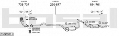BOSAL sys19101 -