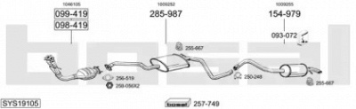 BOSAL sys19105 -