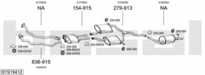BOSAL sys19412 -  