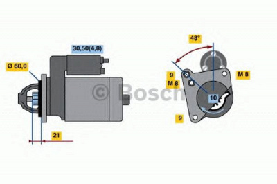 BOSCH 0001106405 -  Стартер