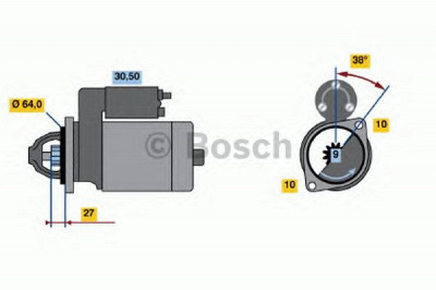 BOSCH 0001106409 -  Стартер