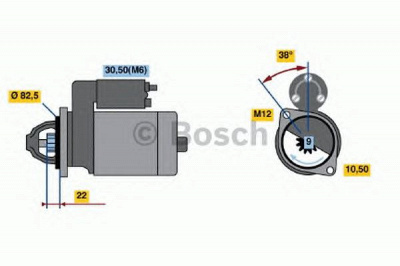 BOSCH 0001107015 -  Стартер