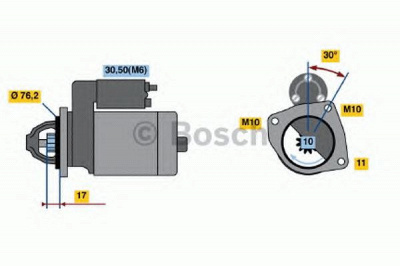BOSCH 0001107016 -  Стартер