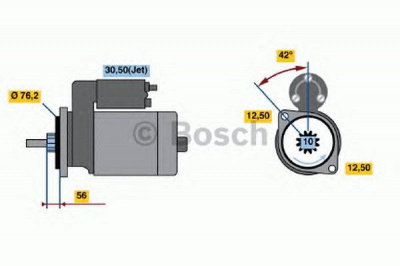 BOSCH 0001107022 -  Стартер