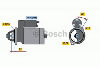 BOSCH 0001107045 -  Стартер