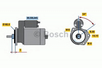 BOSCH 0001107103 -  Стартер