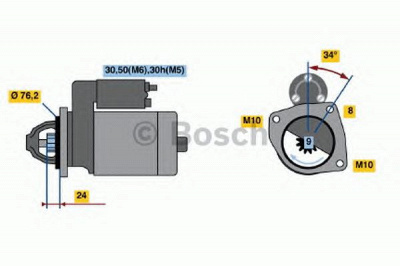 BOSCH 0001107442 -  Стартер