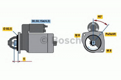 BOSCH 0001108090 -  Стартер