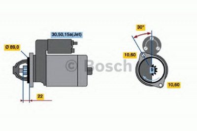 BOSCH 0001108091 -  Стартер