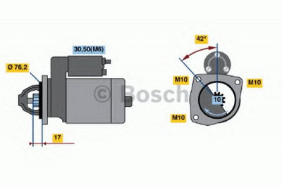 BOSCH 0001108140 -  Стартер