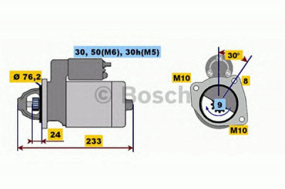 BOSCH 0001108157 -  Стартер