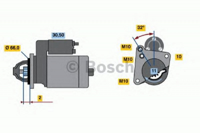 BOSCH 0001108180 -  Стартер