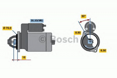 BOSCH 0001108217 -  Стартер