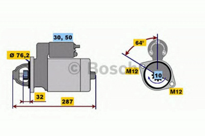 BOSCH 0001109021 -  Стартер