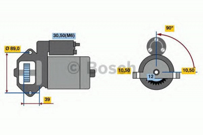 BOSCH 0001109391 -  Стартер