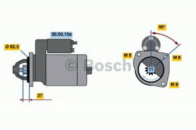 BOSCH 0001110004 -  Стартер