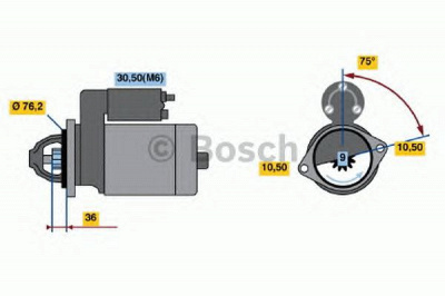BOSCH 0001110047 -  Стартер